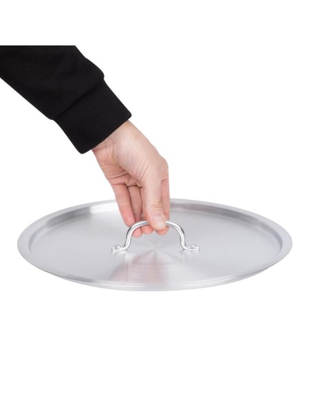 Couvercle marmite Vogue 330 mm - Aluminium argenté