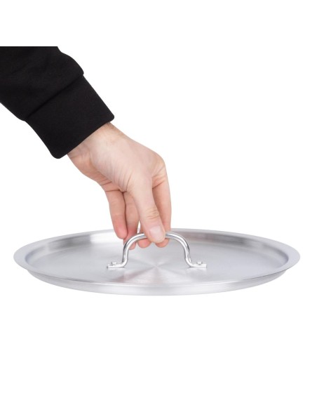 Couvercle pour marmites hautes Vogue 300mm - Aluminium