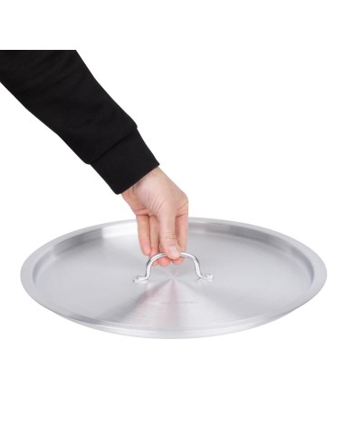 Couvercle pour marmites hautes Vogue 400mm - Aluminium