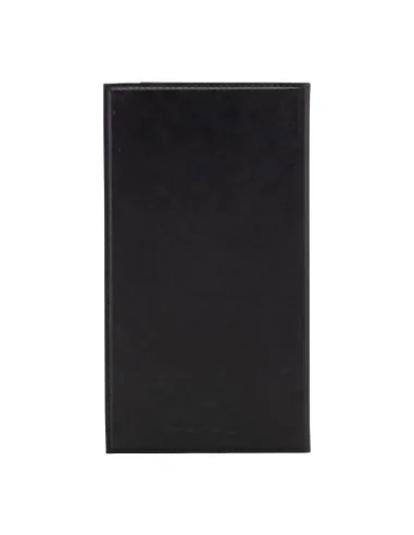 Porte-addition en cuir Securit Classic noir