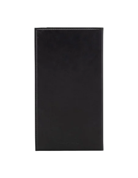 Porte-addition en cuir Securit Classic noir