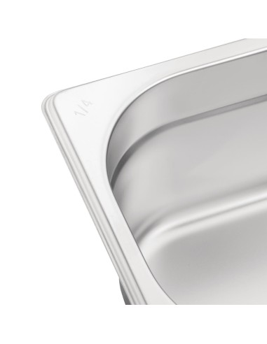 Lot de 10 bacs GN1/4 Vogue - Inox 25 L