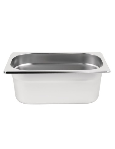 Lot de 5 bacs GN1/4 Vogue - Inox 12,5 L