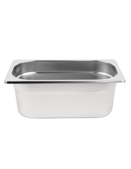Lot de 5 bacs GN1/4 Vogue - Inox 12,5 L