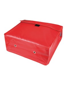 Sac de livraison isotherme pour pizza Vogue - Vinyle rouge 2