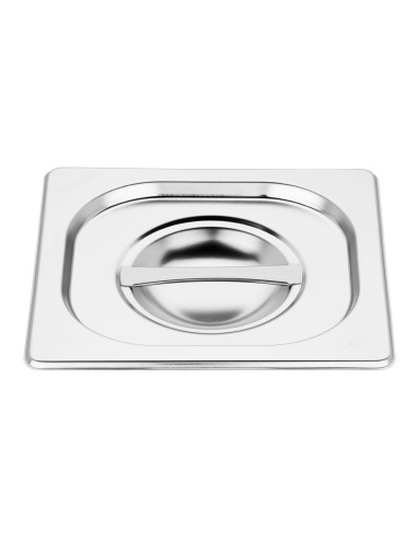Lot de 4 bacs GN1/6 Vogue avec couvercles - Inox 6,8 L