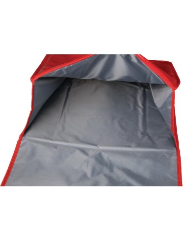 Sac de livraison isotherme pour pizza Vogue - Vinyle rouge