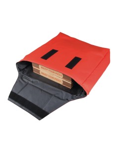 Sac de livraison isotherme pizza Vogue - Polyester rouge
