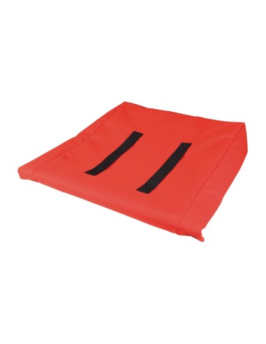 Sac de livraison isotherme pizza Vogue - Polyester rouge