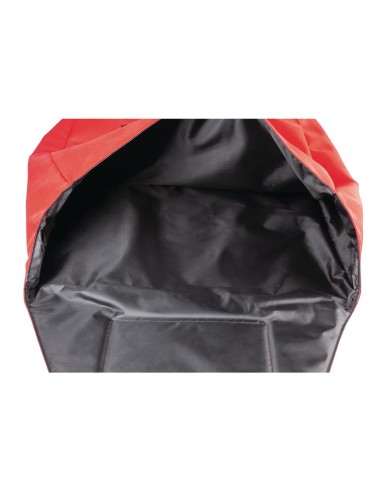 Sac de livraison isotherme pizza Vogue - Polyester rouge