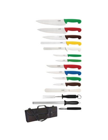 Ensemble de couteaux 15 pièces Hygiplas - Qualité pro