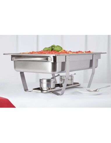Offre spéciale chafing dish Milan + 24 combustibles Olympia