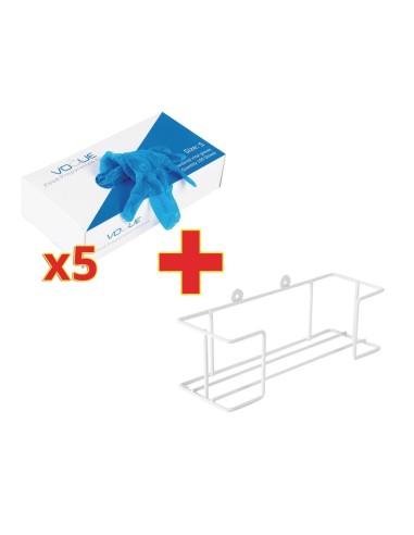 Gants jetables bleus en vinyle taille M - lot de 500