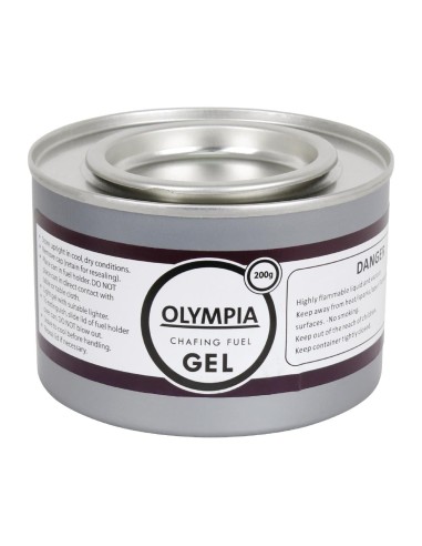 Lot de 2 chafing dish Milan GN 1/1 + 72 capsules gel Olympia