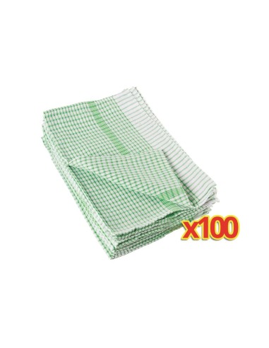 Torchons Wonderdry verts 100 pcs - Vogue