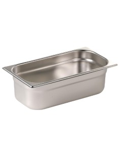 Lot de 6 bacs Gastronorme Vogue - inox 24,7 L
