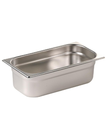 Lot de 6 bacs Gastronorme Vogue - inox 24,7 L