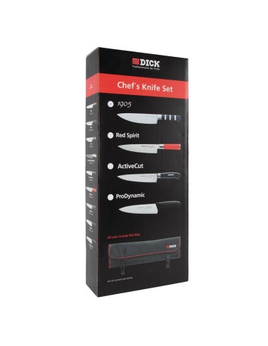 Ensemble de 5 couteaux Dick Red Spirit avec étui - 210mm à 90mm