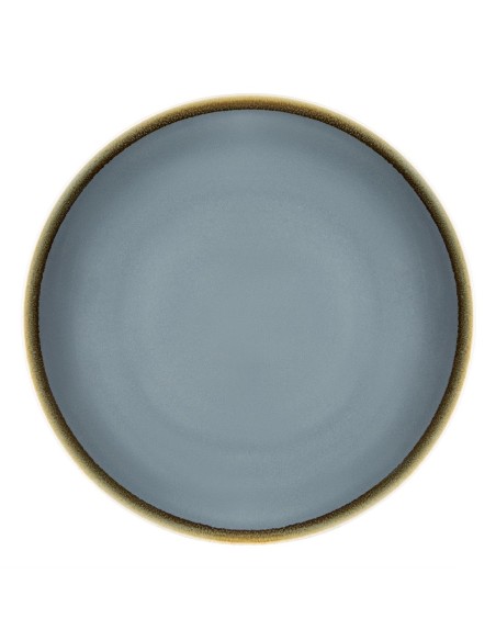 Assiettes Kiln Olympia océan 230 mm - lot de 6
