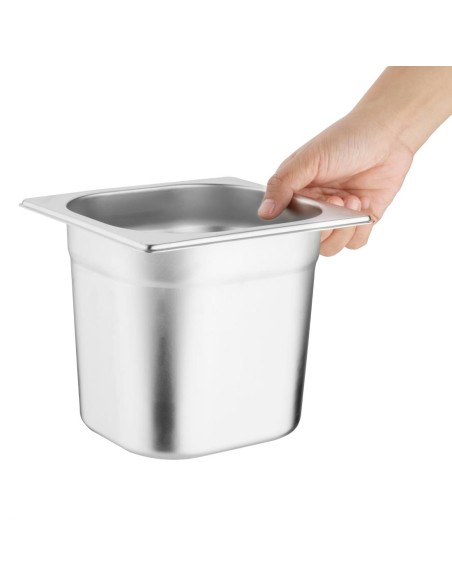 Ensemble bacs GN 1/3 + 4 x 1/6 inox Vogue