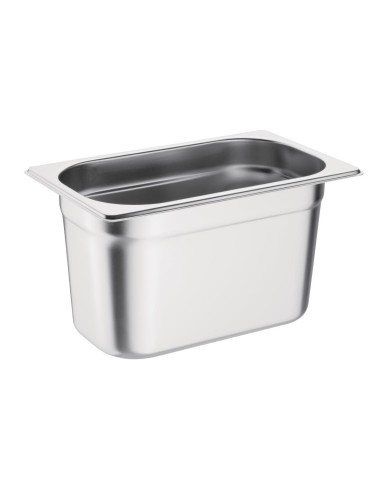 Ensemble 4 bacs GN 1/4 inox Vogue avec couvercles