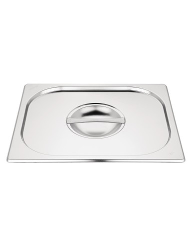 Ensemble de bacs GN 1/2 inox Vogue - 2 pièces