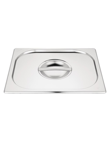 Ensemble de bacs GN 1/2 inox Vogue - 2 pièces