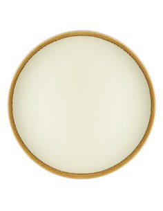 Assiettes plates Kiln Olympia sable 230 mm - lot de 6