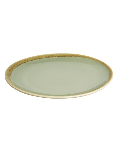 Assiettes plates rondes Kiln Olympia 230 mm - lot de 6