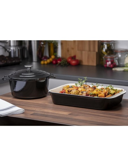 Ensemble cocotte 4 L + plat à rôtir 5 L Vogue Cook Like A Pro
