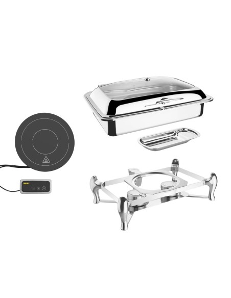 Ensemble chafing dish induction Olympia GN 1/1 - Haute performance