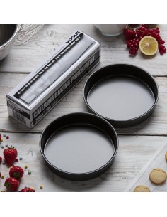 Ensemble moules à gâteaux Vogue + papier sulfurisé 2 pièces 2