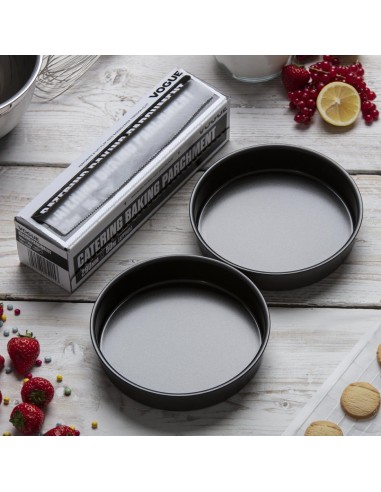 Ensemble moules à gâteaux Vogue + papier sulfurisé 2 pièces