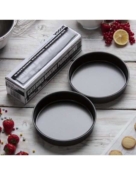 Ensemble moules à gâteaux Vogue + papier sulfurisé 2 pièces