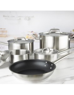 Batterie de cuisine induction inox 5 pièces Vogue Cook Like A Pro 2