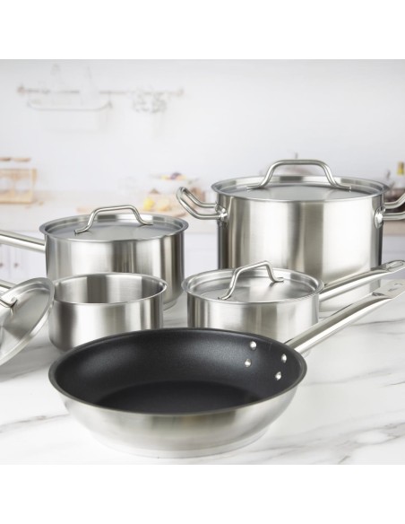 Batterie de cuisine induction inox 5 pièces Vogue Cook Like A Pro