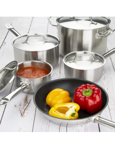 Batterie de cuisine induction inox 5 pièces Vogue Cook Like A Pro