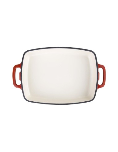 Lot de 3 plats en fonte Vogue rouges - cuisson & présentation
