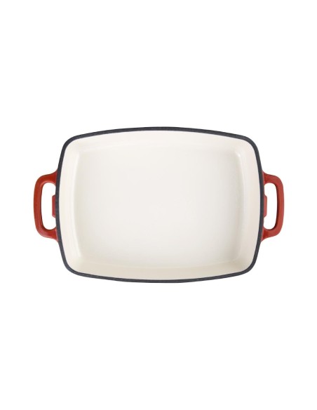 Lot de 3 plats en fonte Vogue rouges - cuisson & présentation