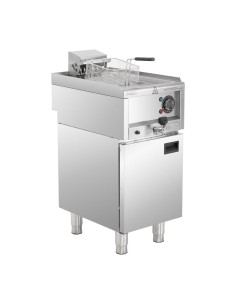 Friteuse Buffalo Série 600 8 L - 6 kW, inox, sécurité