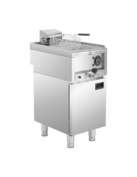 Friteuse Buffalo Série 600 8 L - 6 kW, inox, sécurité