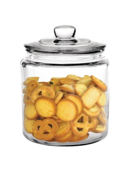 Ensemble de bocaux à biscuits en verre Olympia 6350ml & 3800ml