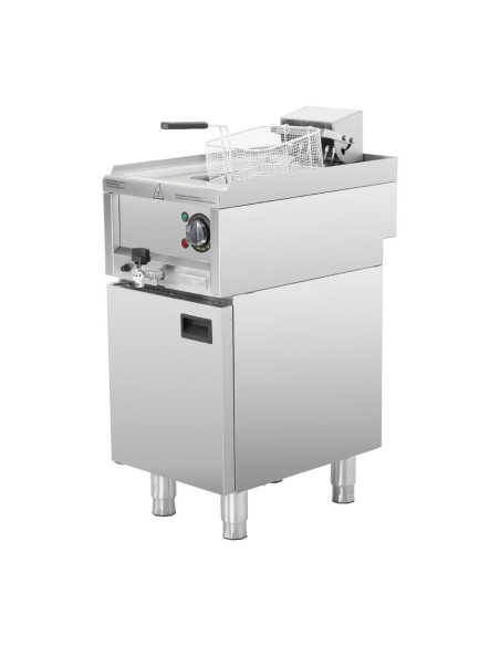 Friteuse Buffalo Série 600 8 L - 6 kW, inox, sécurité