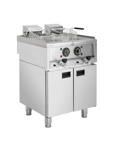 Friteuse électrique double cuve Buffalo Série 600 2x 8L - 16L