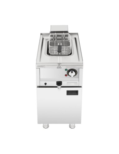 Friteuse Buffalo Série 600 8 L - 6 kW, inox, sécurité