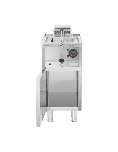 Friteuse Buffalo Série 600 8 L - 6 kW, inox, sécurité