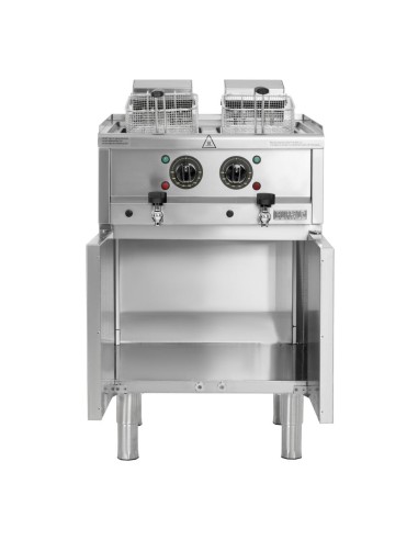 Friteuse électrique double cuve Buffalo Série 600 2x 8L - 16L