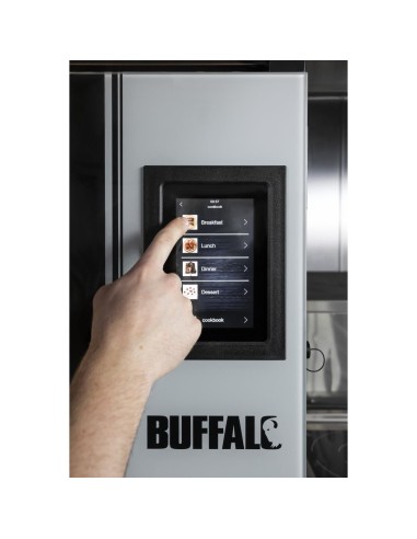 Four mixte compact Buffalo 6 x GN 1/1 - écran tactile