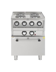Fourneau électrique 4 feux Buffalo Série 600 - 3 kW convection 2