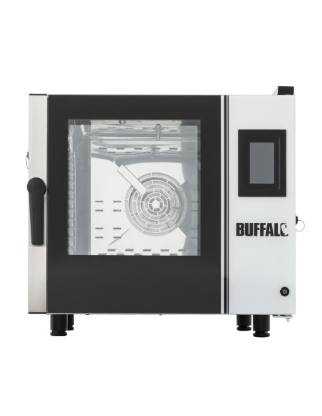 Four mixte compact Buffalo 6 x GN 1/1 avec écran tactile